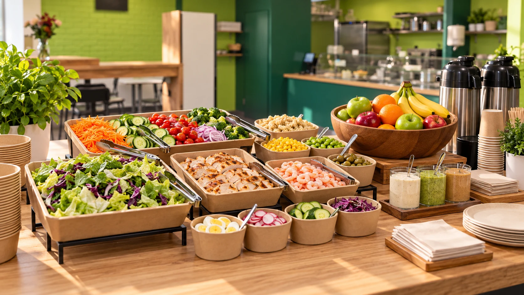 Cateringbuffé från Salad & Go