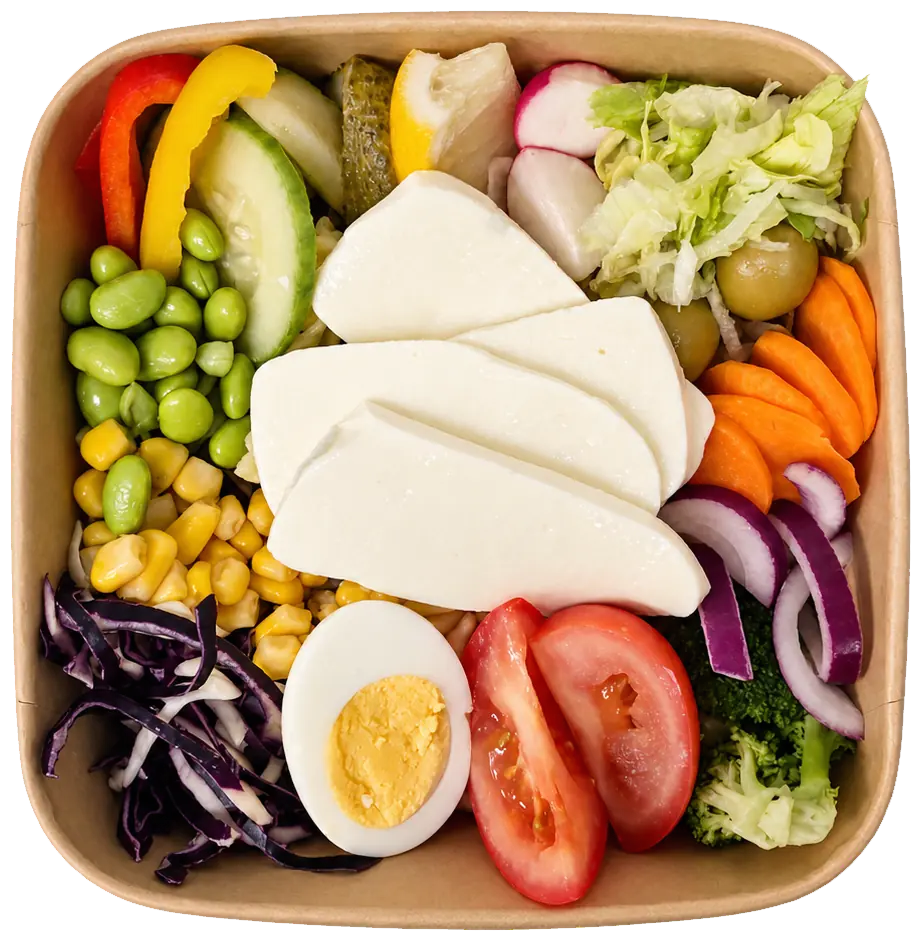 Sallad med mozzarella
