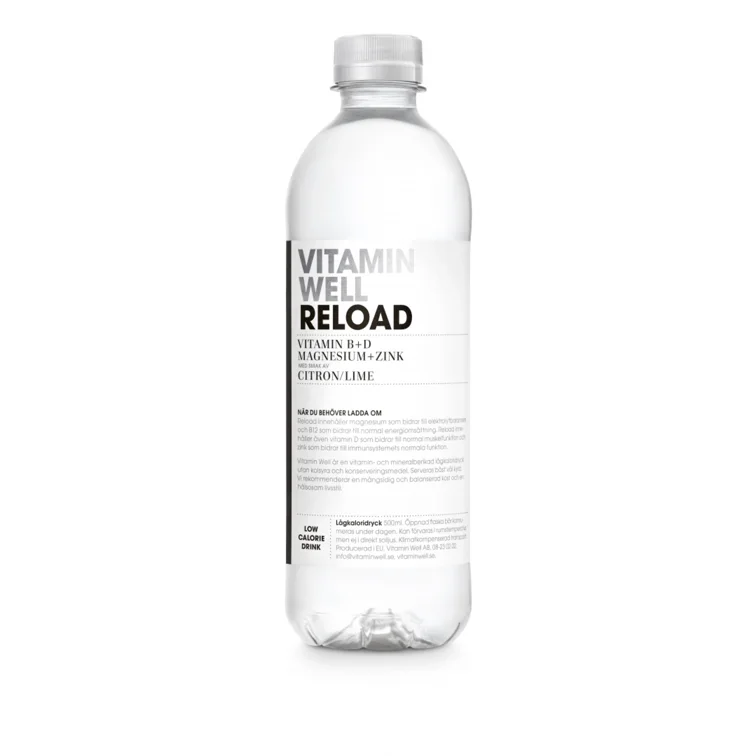 Vitamin Well Reload – Citron & Lime 50cl